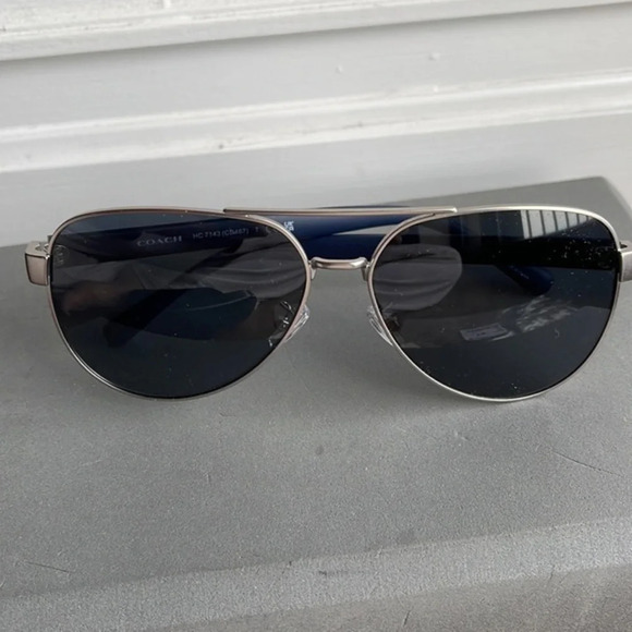 NWT Coach Aviator Sunglasses New w Tag & Case - Picture 8 of 12